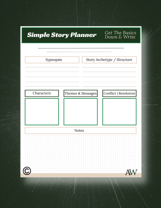 Free Simple Story Planner